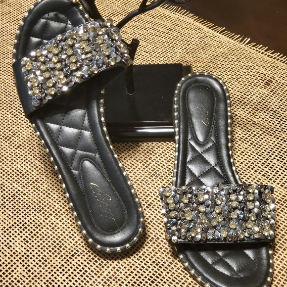 Shoes - Bling Bling Slides Shoes - Bling Bling Slides